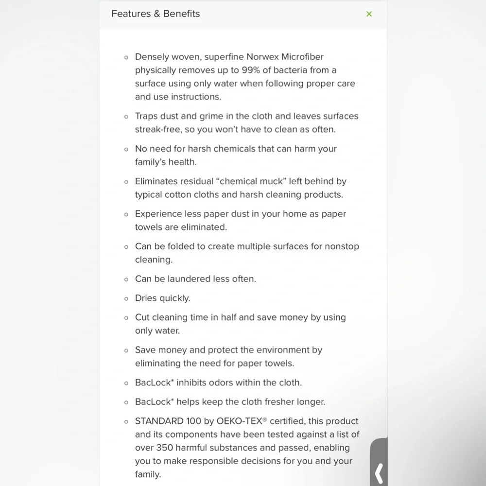 Norwex Window Cloth - Windows Pattern - Picture 5 of 5